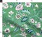 Boho Floral Modern Chintz Garden Vine Cottagecore Farmhouse Green Custom Printed Fabric by Spoonflower Various Fabrics by the Yard or Fat Quarter
